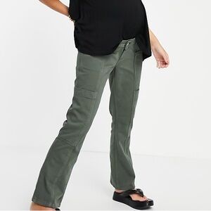 ASOS Design Maternity Low Rise Utility Cargo Pants